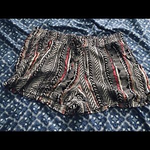 Tribal print shorts